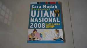 Sampul Cara Mudah Menghadapi Ujian Nasional 2018 Matematika SMP / Grasindo