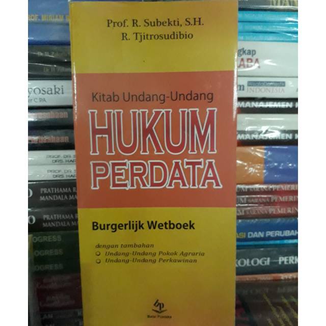 Sampul Kitab Undang-Undang Hukum Perdata / Burgerlijk Wetboek