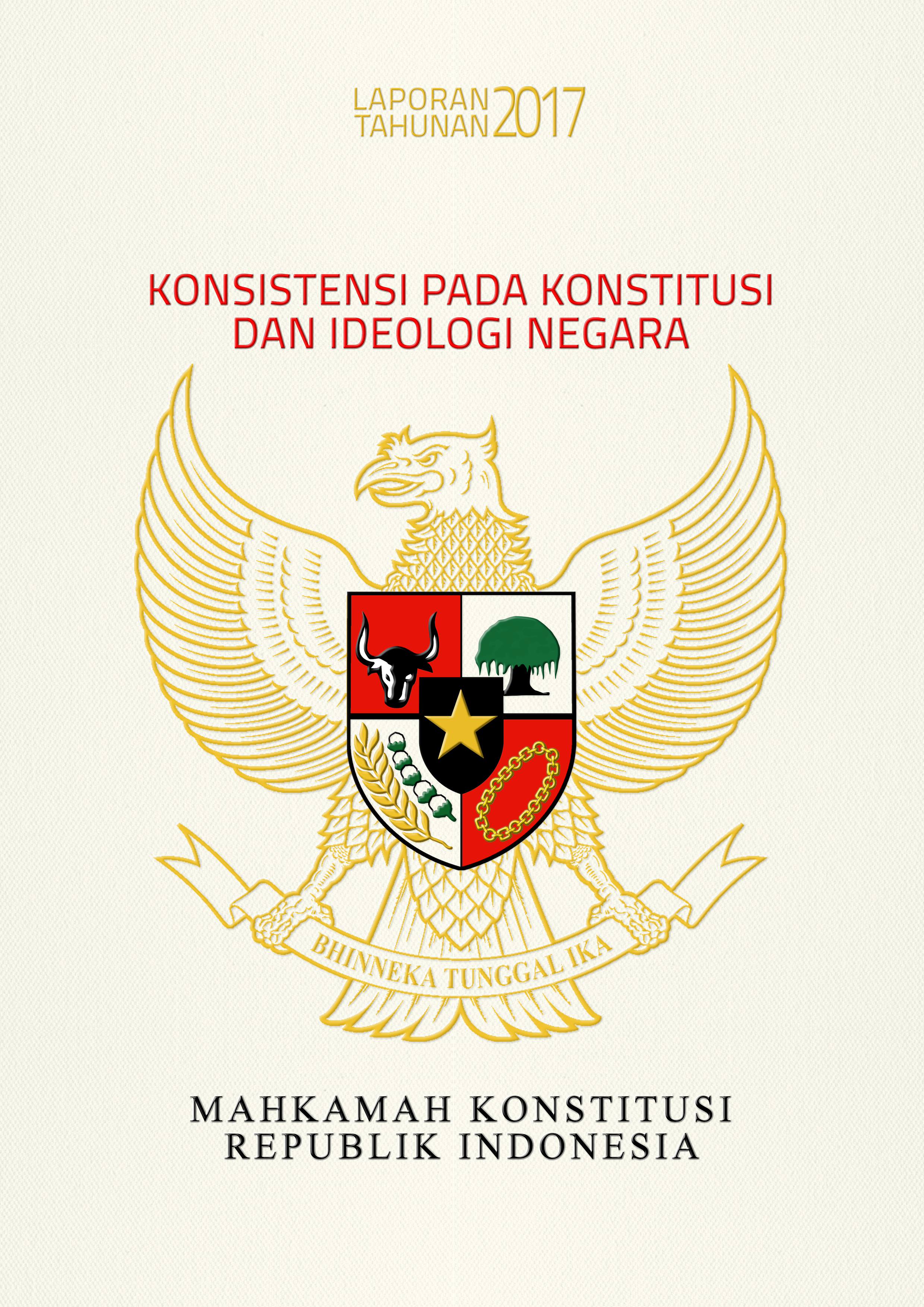 Sampul Konstitensi Pada Konstitusi dan Ideologi Negara / Mahkamah Konstitusi RI