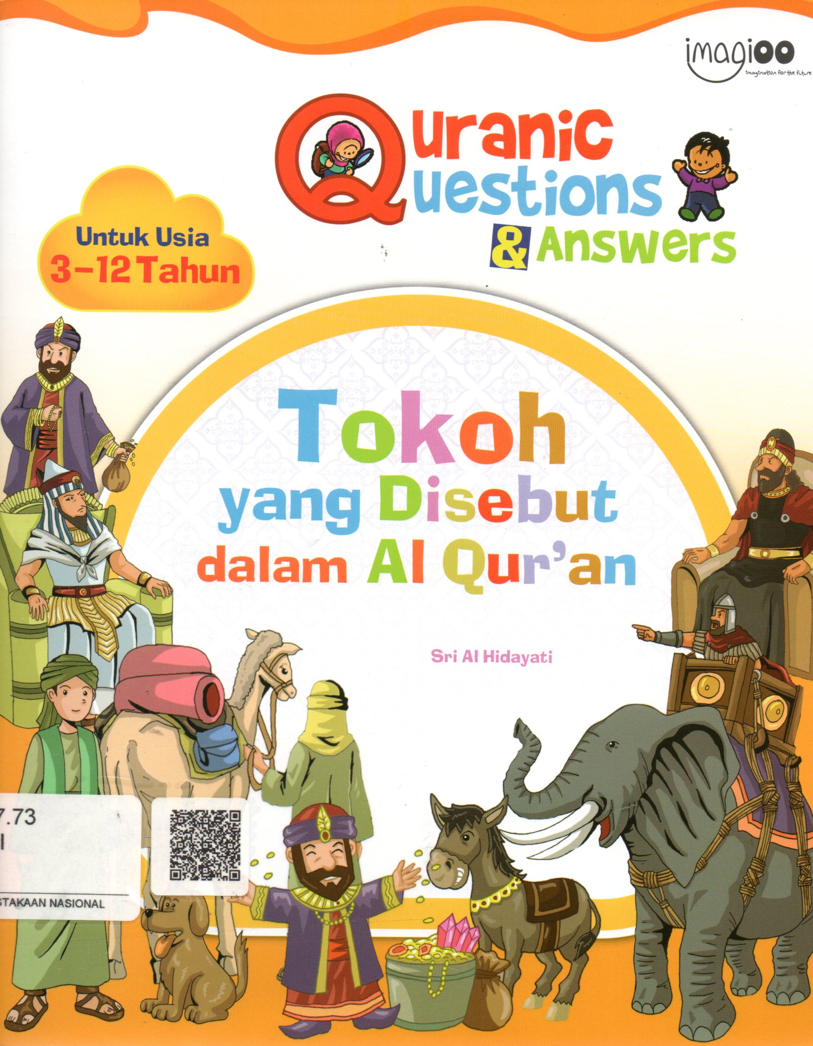 Sampul Quranic Questions and Answers :  Tokoh yang Disebut dalam Al-Qur'an / Editor: Abdul Wahab