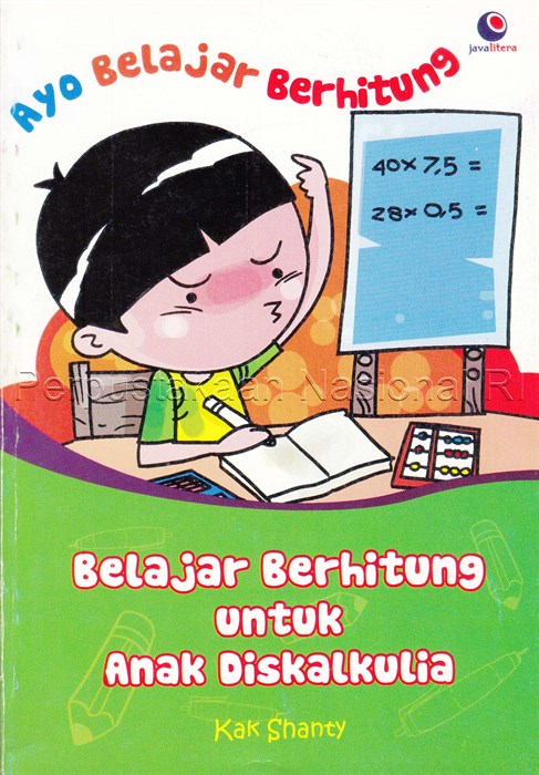 Sampul Belajar Berhitung untuk Anak Diskalkulia / Kak Shanty