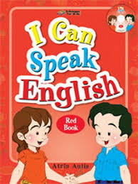 Sampul I Can Speak English: Red Book / Editor: Novi Vidya Sartika