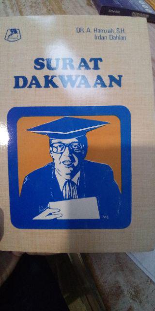 Sampul Surat Dakwaan / DR. A. HAMZAH, S.H