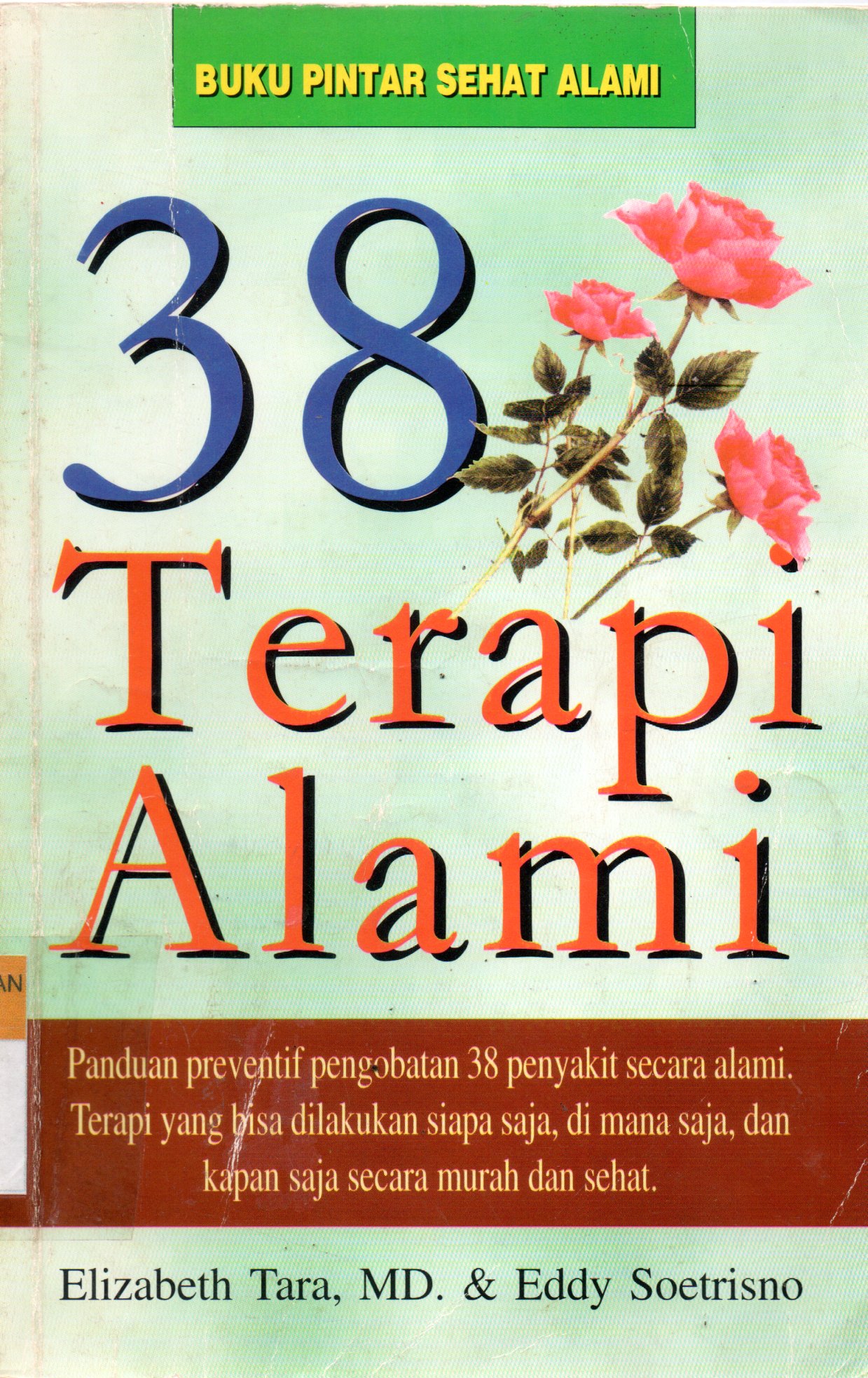 Sampul Buku Pintar Sehat Alami 38 Terapi Alami / Editor: Elizabeth Tara, Eddy Soetrisno