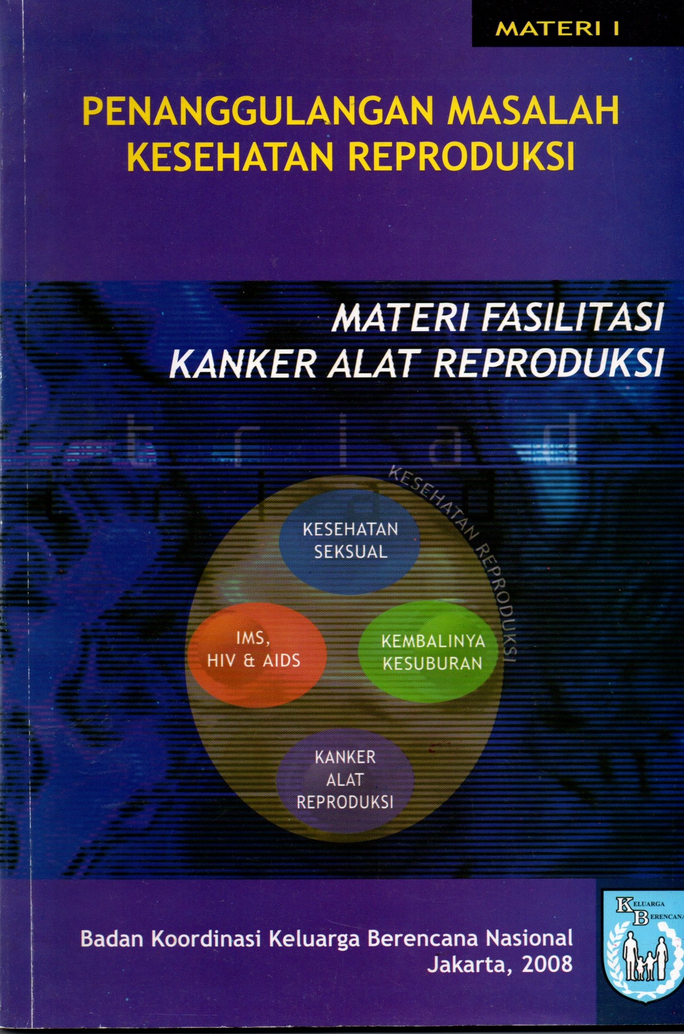 Sampul Penanggulangan Masalah Kesehatan Reproduksi :  Materi Fasilitasi Kanker Alat Reproduksi / BKKBN
