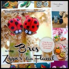 Sampul Bros Ziper dan Flanel :  Koloborasi Zipper Flanel Unik & Inspiratif / Ely Yuliana