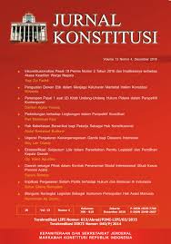 Sampul Jurnal Konstitusi / Janedjri M. Gaffar