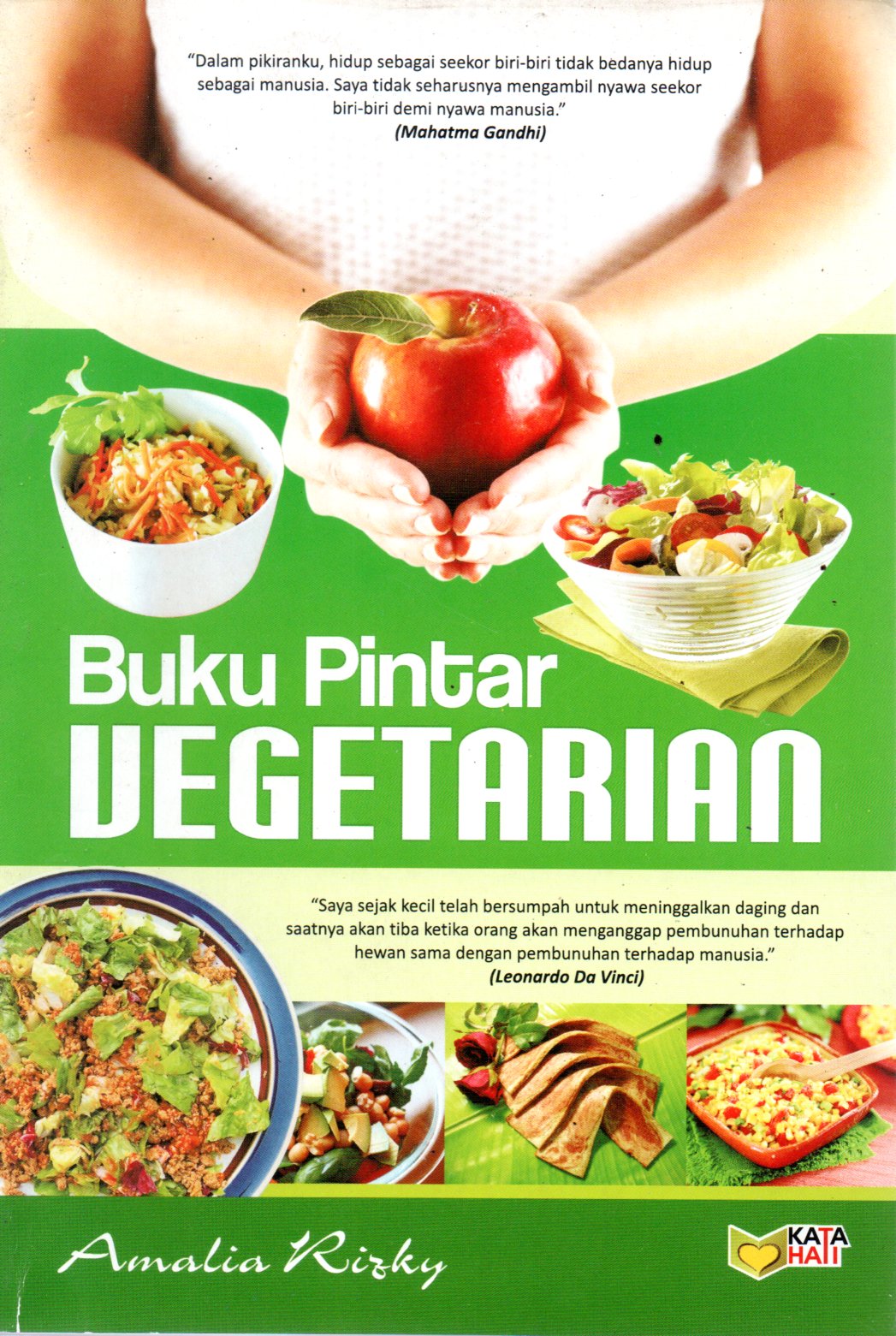 Sampul Buku Pintar Vegetarian / Editor: Rose Kusumaningratri