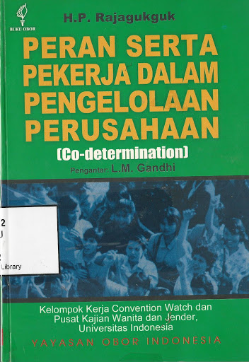 Sampul Peran Serta Pekerja dalam Pengelolaan Perusahaan / H.P. Rajagukguk