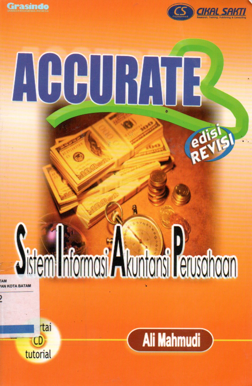 Sampul Accurate 3 :  Sistem Informasi Akuntasi Perusahaan / Editor Bahasa: Surya Ubha