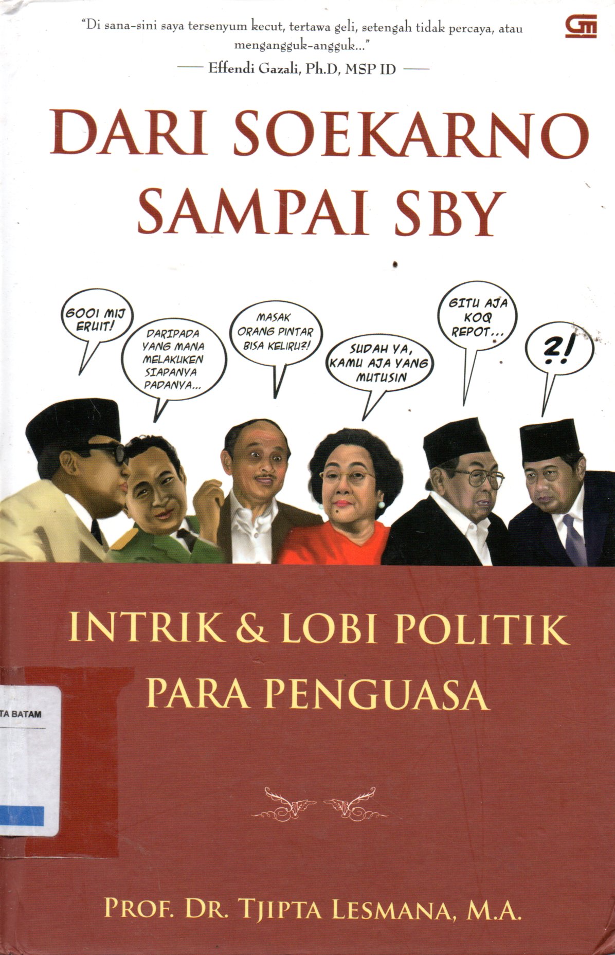 Sampul Dari Soekarno Sampai SBY :  Intrik dan Lobi Politik Para Penguasa