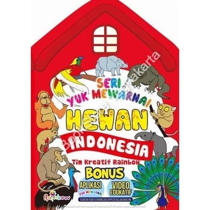 Sampul Seri Yuk Mewarnai :  Hewan Indonesia / Editor: Puri Indraswari