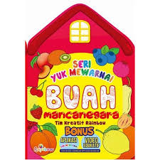 Sampul Seri Yuk mewarnai Buah Mancanegara