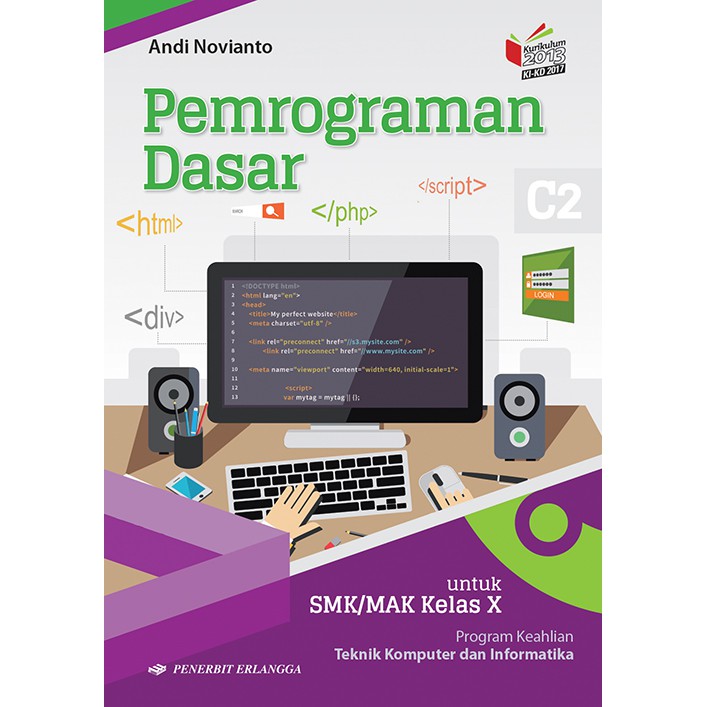 Sampul Pemrograman Dasar / Andi Novianto
