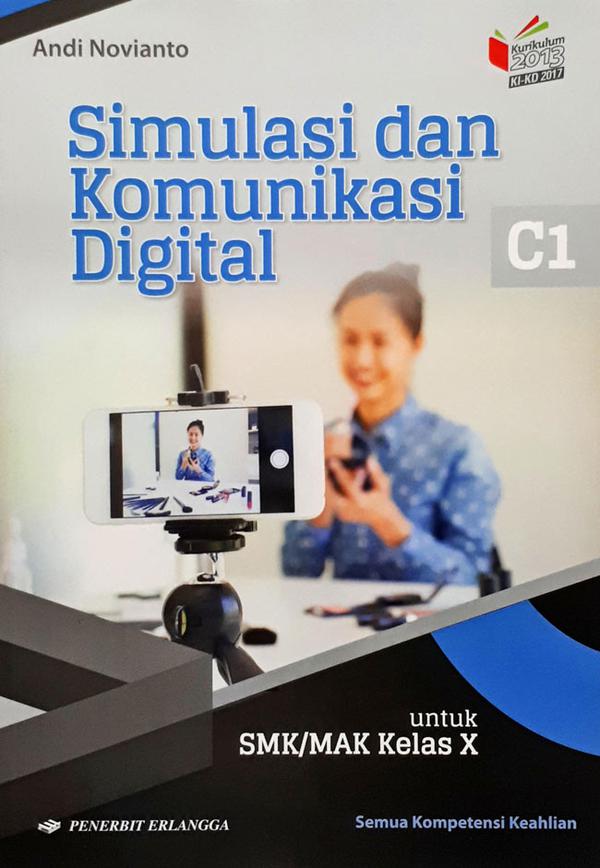 Sampul Simulasi dan komonikasi digital / Andi novianto