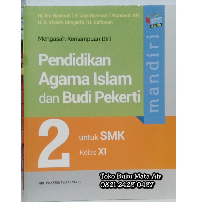 Sampul Pendidikan agama islam dan budi pekerti (xi) / H.Abd rahman