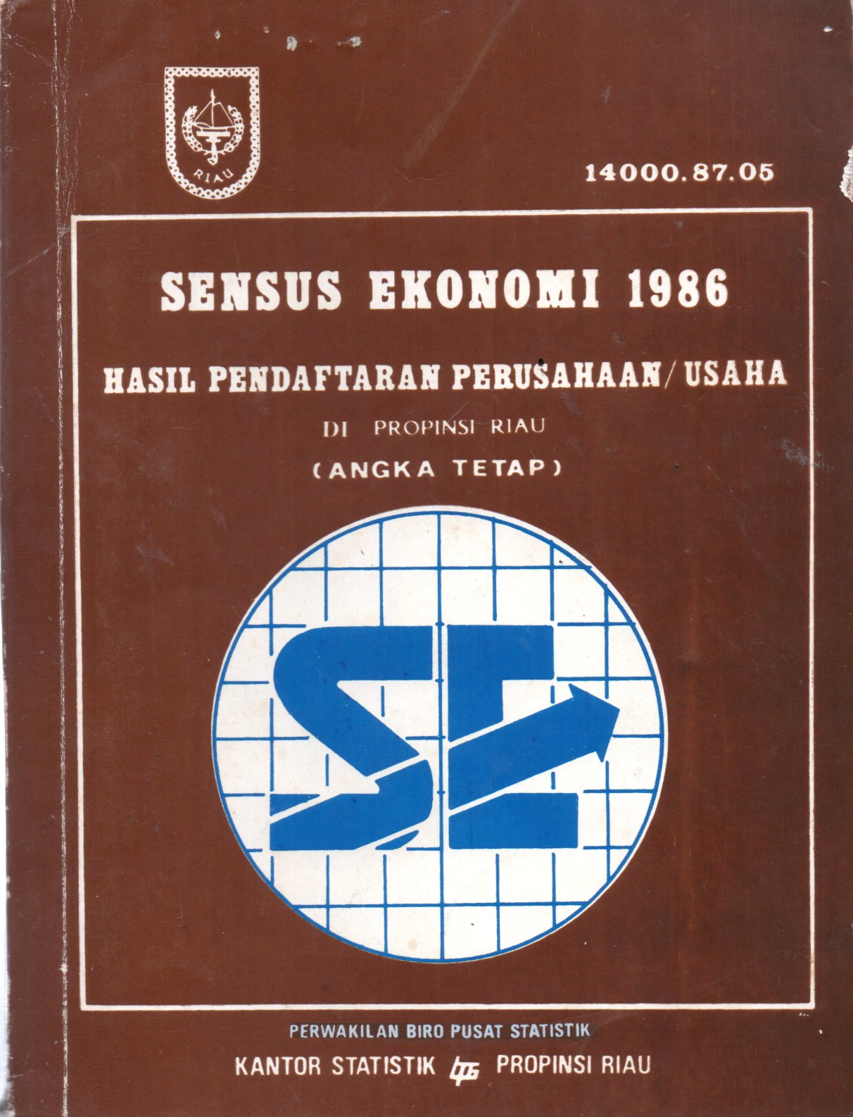 Sampul Sensus Ekonomi 1986 :  Hasil Pendaftaran Perusahaan/Usaha