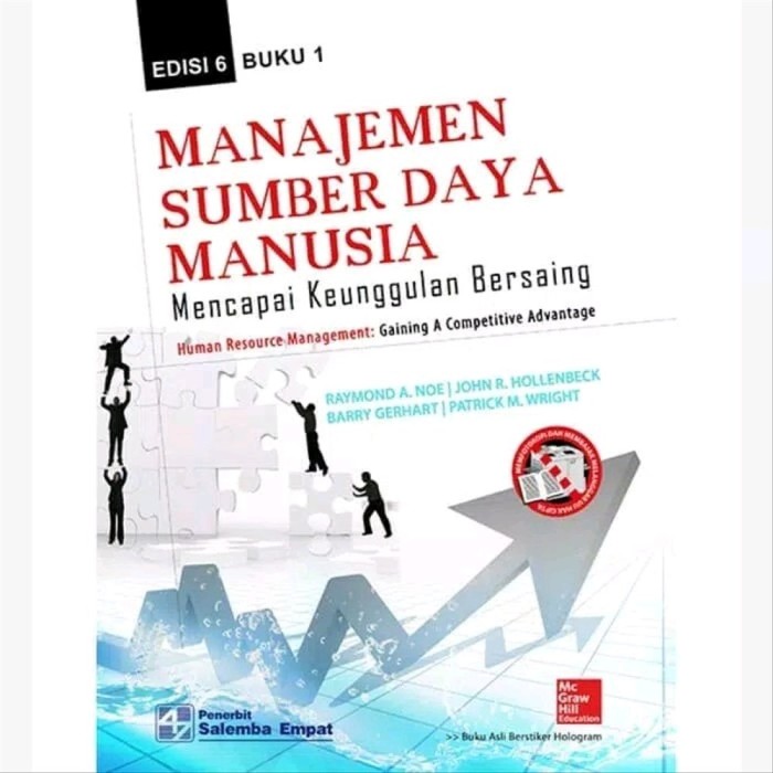 Sampul Manajemen sumber daya manusia :  mencapai keunggulan bersaing / Raymond A.Noe ,JOHN R.HOLLENBECK, BARRY GERHART,PATRICK M ,WRIGHT