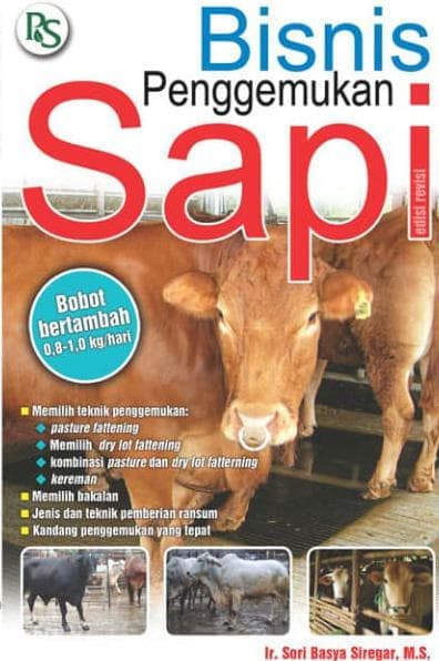 Sampul Bisnis penggemukan sapi / Ir. Sori Basya Siregar,M.S.