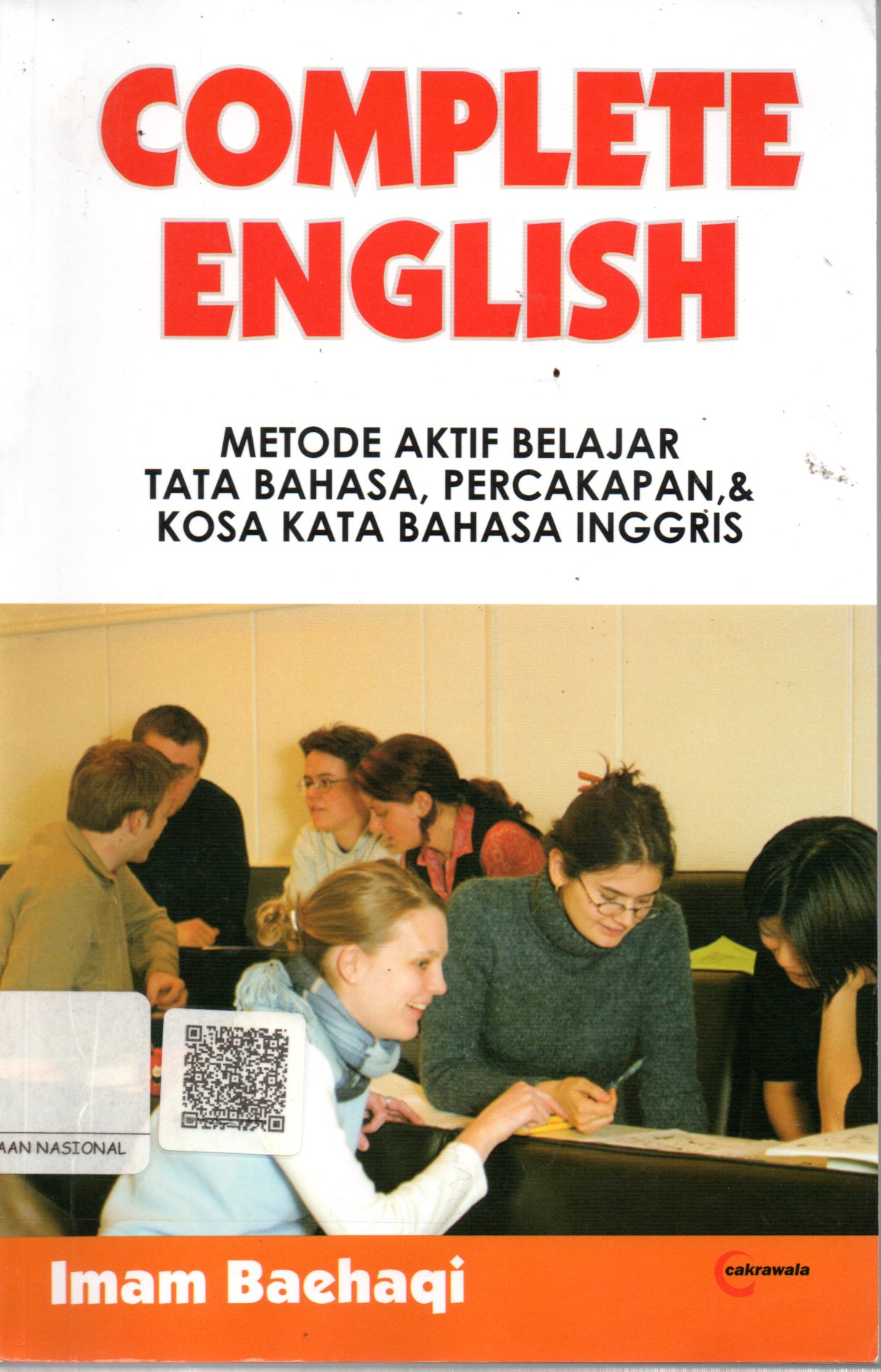 Sampul Complete English :  Metode Aktif Belajar Tata Bahasa, Percakapan dan Kosa Kata Bahasa Inggris