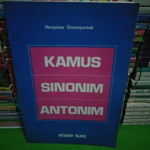 Sampul Kamus Sinonim Antonim