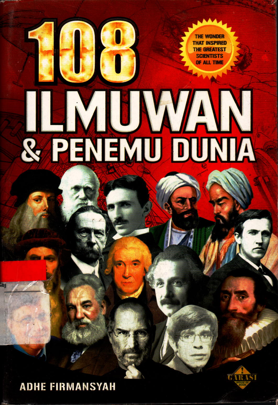 Sampul 108 Ilmuwan dan Penemu Dunia / Adhe Firmansyah