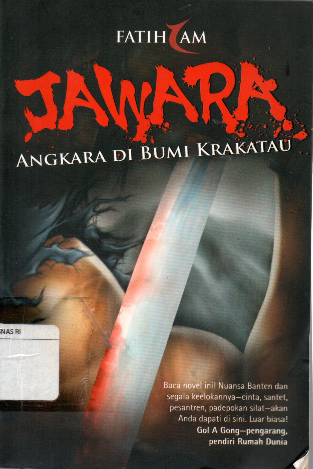Sampul Jawara :  Angkara di Bumi Krakatau / Editor: Dhita Kurniawan