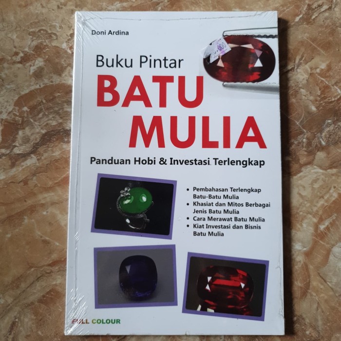 Sampul Buku Pintar Batu Mulia :  Panduan Hobi & Investasi Terlengkap / Doni Ardina