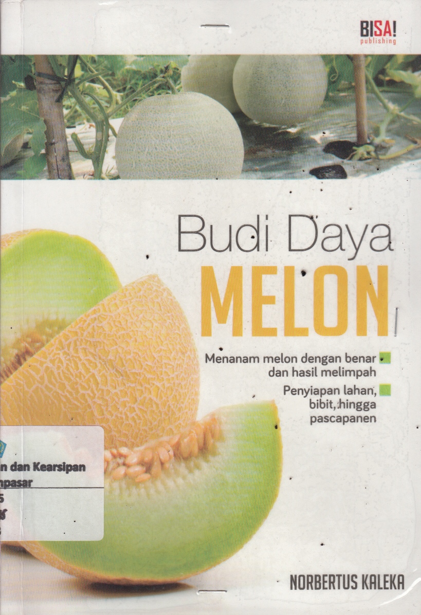Sampul Budi Daya Melon / Editor: Lukman Hakim