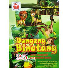 Sampul Dongeng Binatang 25 Cerita Inspiratif :  Disertai dengan Pesan Moral yang Mencerdaskan Anak dalam Budi Pekerti, Imajinasi, Etika dan Emosi / Ilustrator: Heruistic