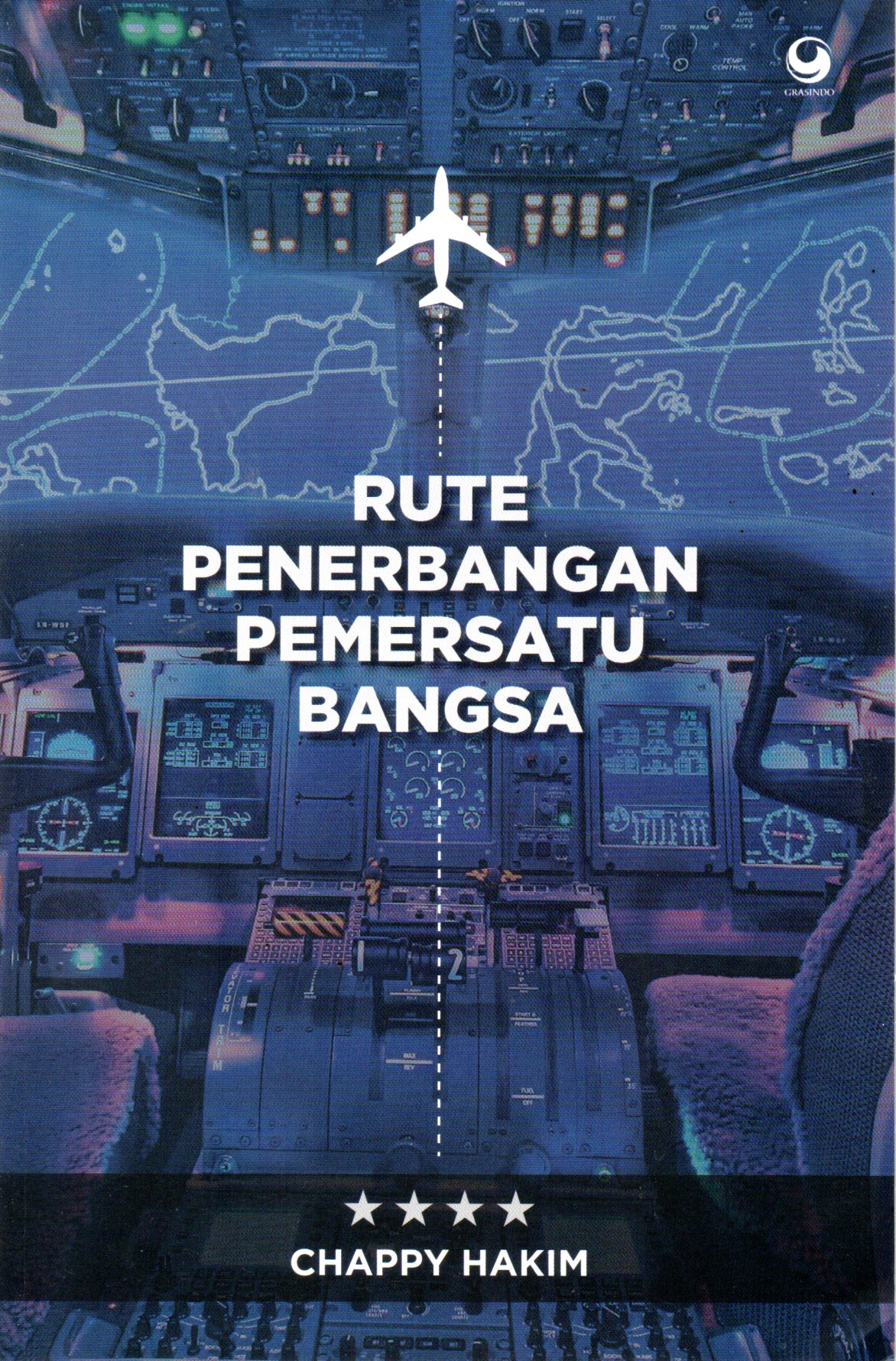 Sampul Rute Penerbangan Pemersatu Bangsa :  70 Artikel Pilihan / Editor: Rahma Pratiwi dan Resna Anggria Putri