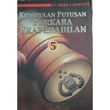 Sampul Kumpulan Putusan Perkara Pra Peradilan