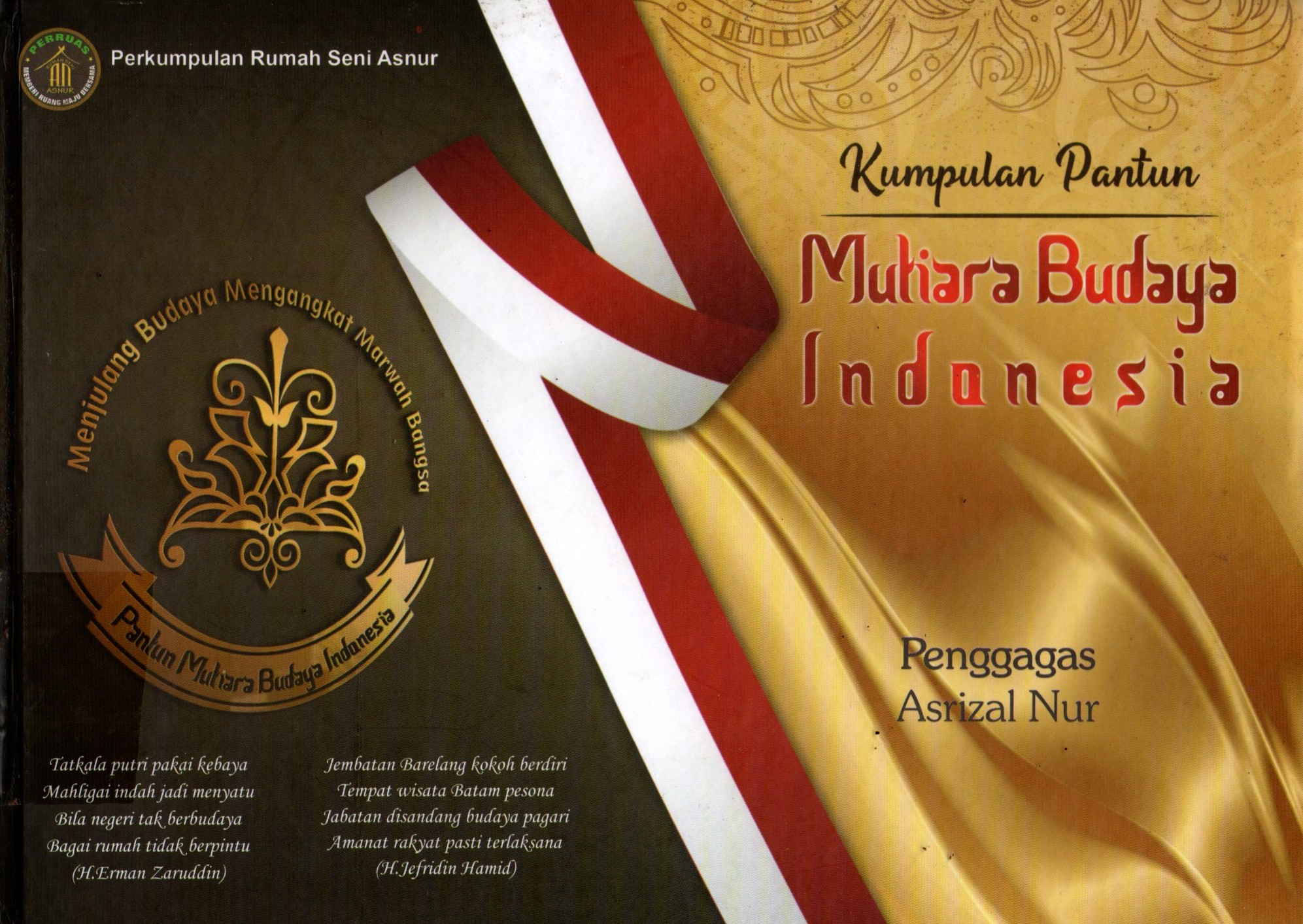 Sampul Kisah di Balik Pantun Mutiara Budaya Indonesia / Editor: Sabariah