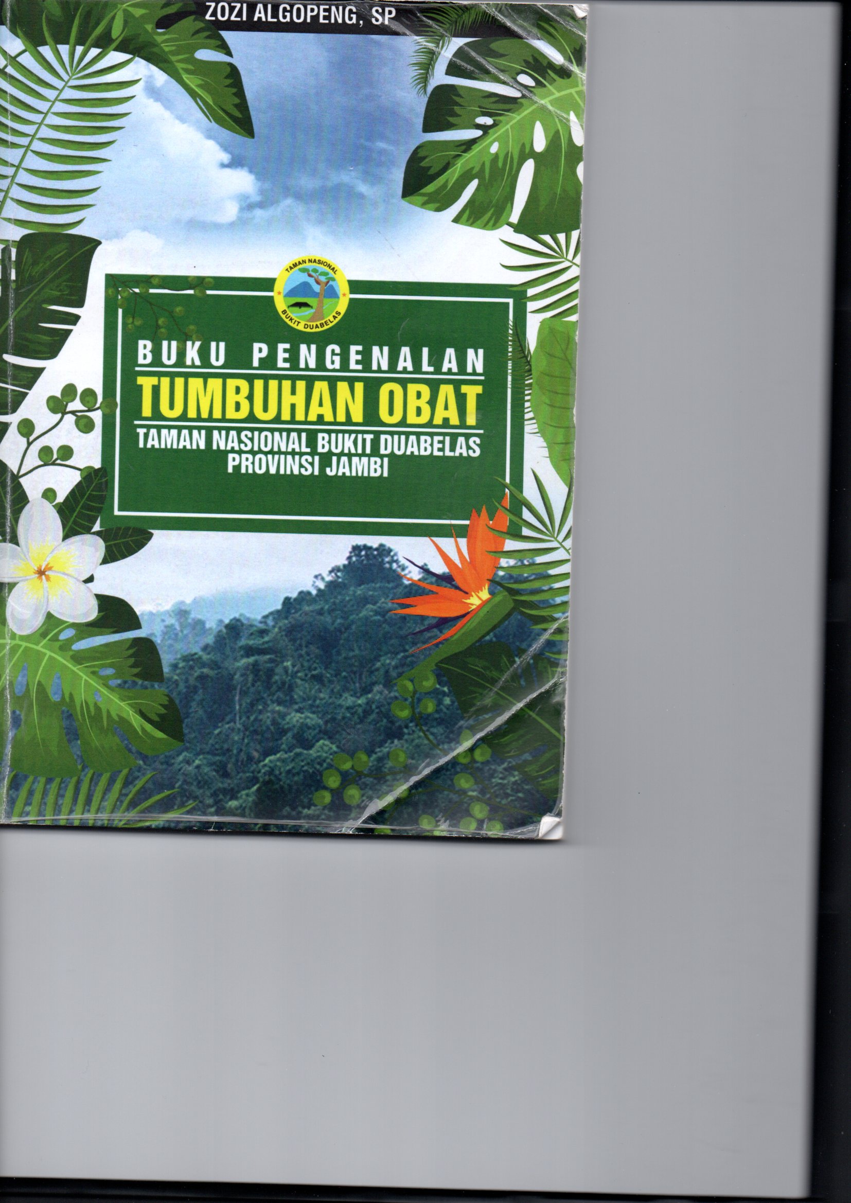 Sampul Buku Pengenalan Tumbuhan Obat Taman Nasional Bukit DuaBelas Provinsi Jambi