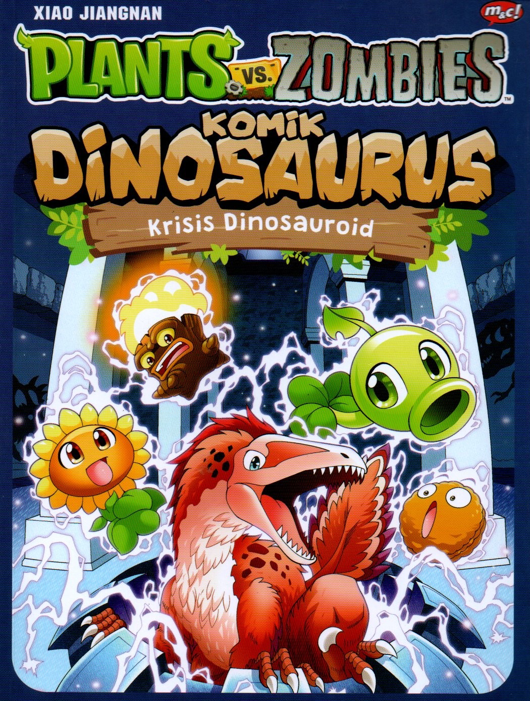 Sampul Plants Vs Zombies :  Komik Dinosaurus (Krisis Dinosauroid) / Alih Bahasa: Tifani Yesyifa