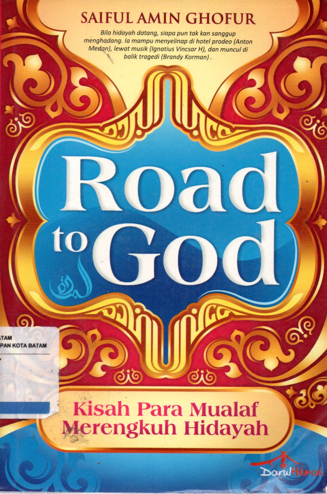 Sampul Road to God / Editor: Meita Sandra