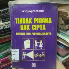 Sampul Tindak Pidana Hak Cipta / Widyopramono