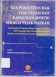 Sampul Bea Perolehan Hak Atas Tanah Dan Bangunan (BPHTB) :  - / Marihot Pahala Siahaan