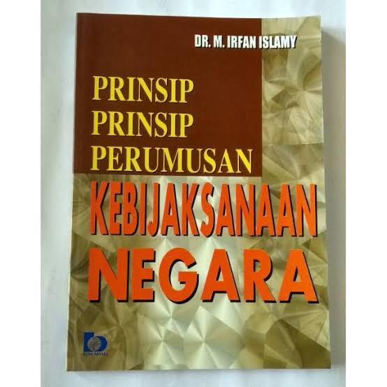 Sampul Kebijaksanaan Negara / Dr. M. Irfan Islamy