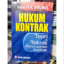 Sampul Hukum Kontrak / Salim H.S., S.H., M.S.