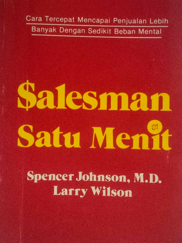 Sampul Salesman Satu Menit / Spencer Johnson, M.D.
