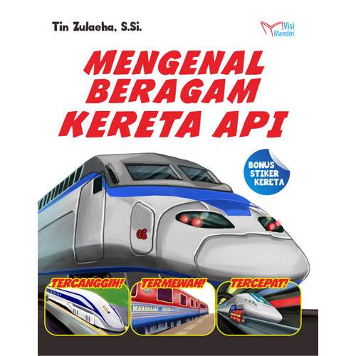 Sampul Mengenal Beragam Kereta Api / Tin Zulaeha, S.Si