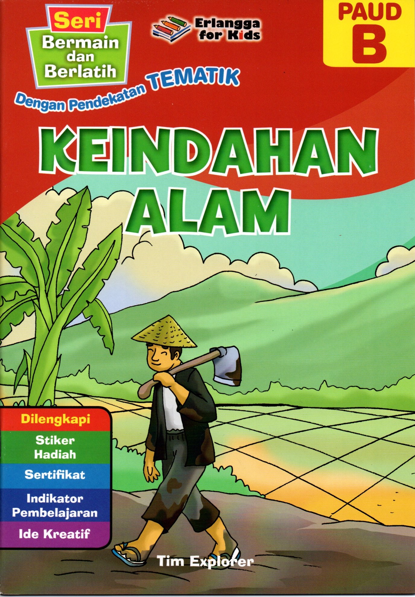 Sampul Keindahan Alam :  Seri Bermain dan Berlatih (PAUD B) / Tim Explorer