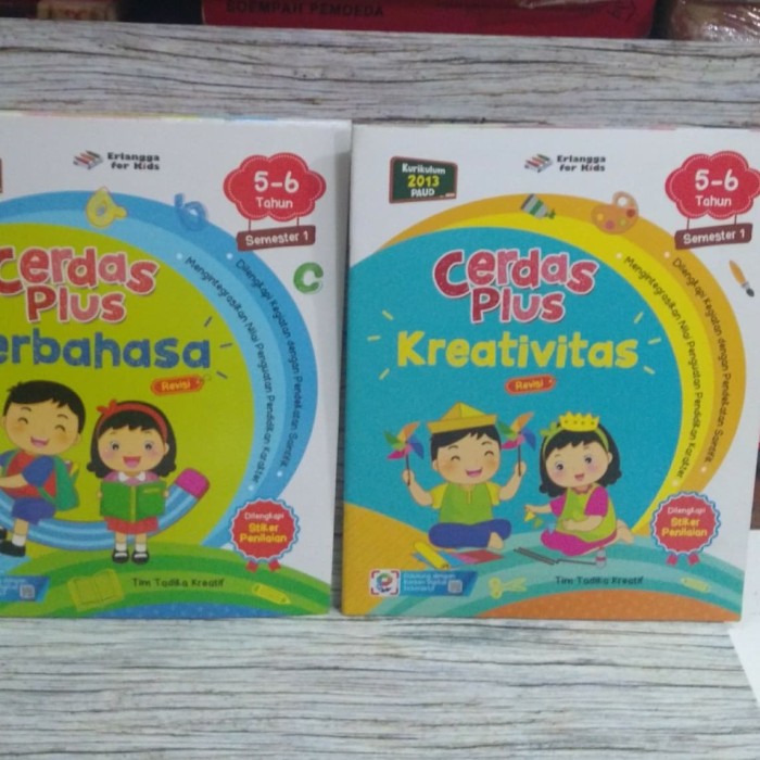 Sampul Kreativitas :  Cerdas Plus 5-6 Tahun Semester 1 / Tim Tadika Kreatif