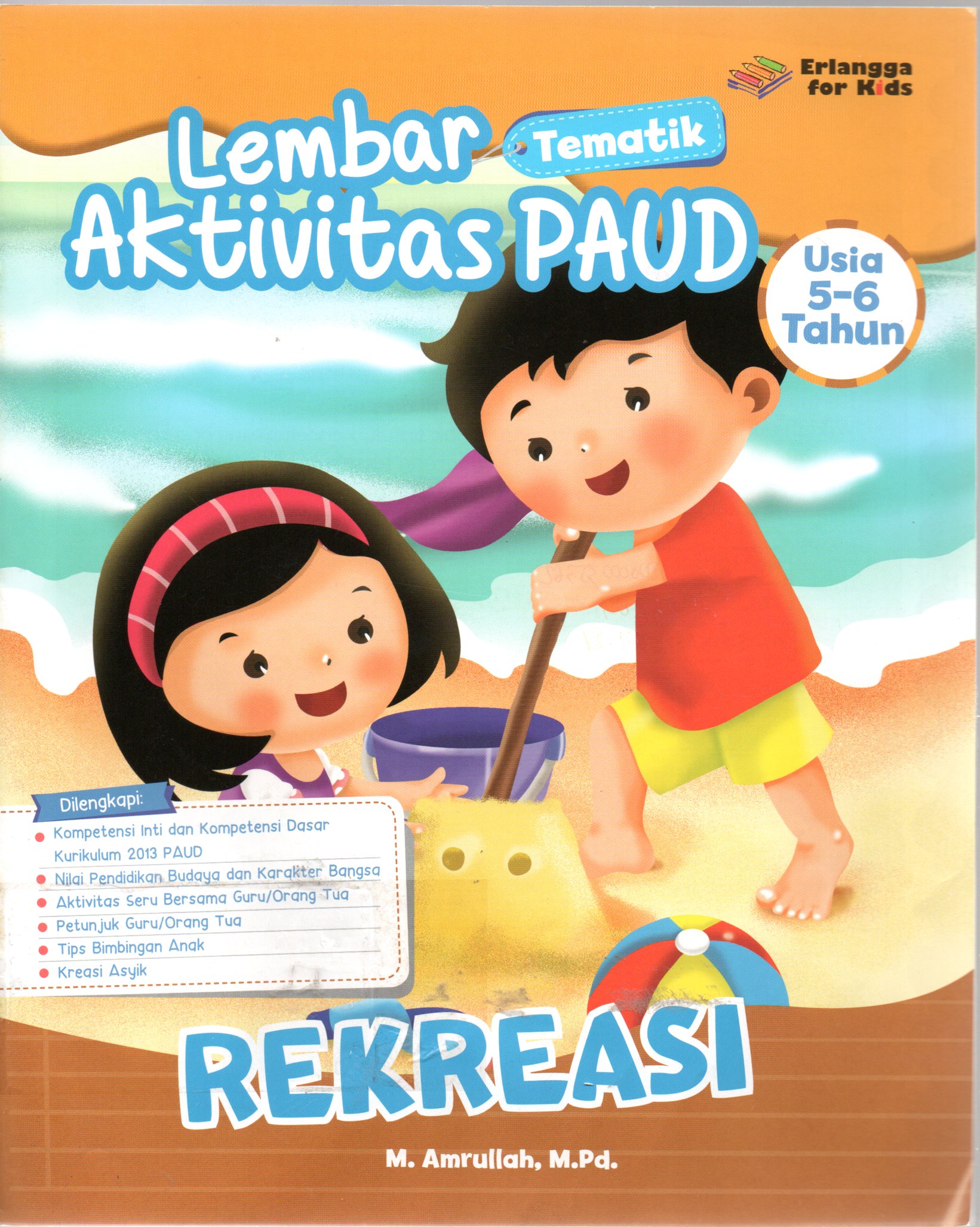 Sampul Lembar Tematik Aktivitas PAUD :  Rekreasi / Editor: Guruh Anugrah Pradana Putra