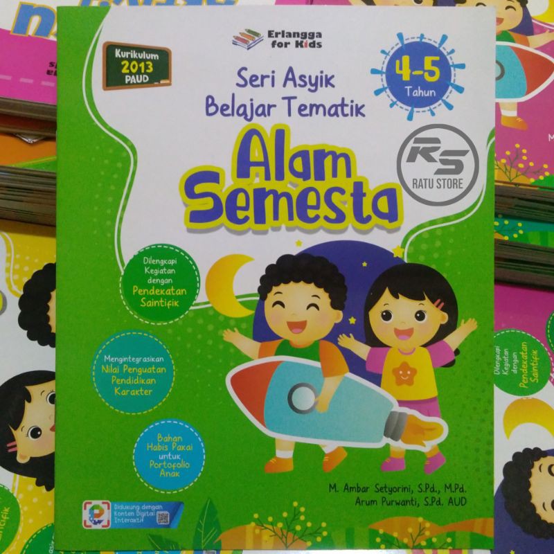 Sampul Seri Asyik Belajar Tematik (4-5 Tahun) :  Alam Semesta / Editor: Rafiatul Jannah
