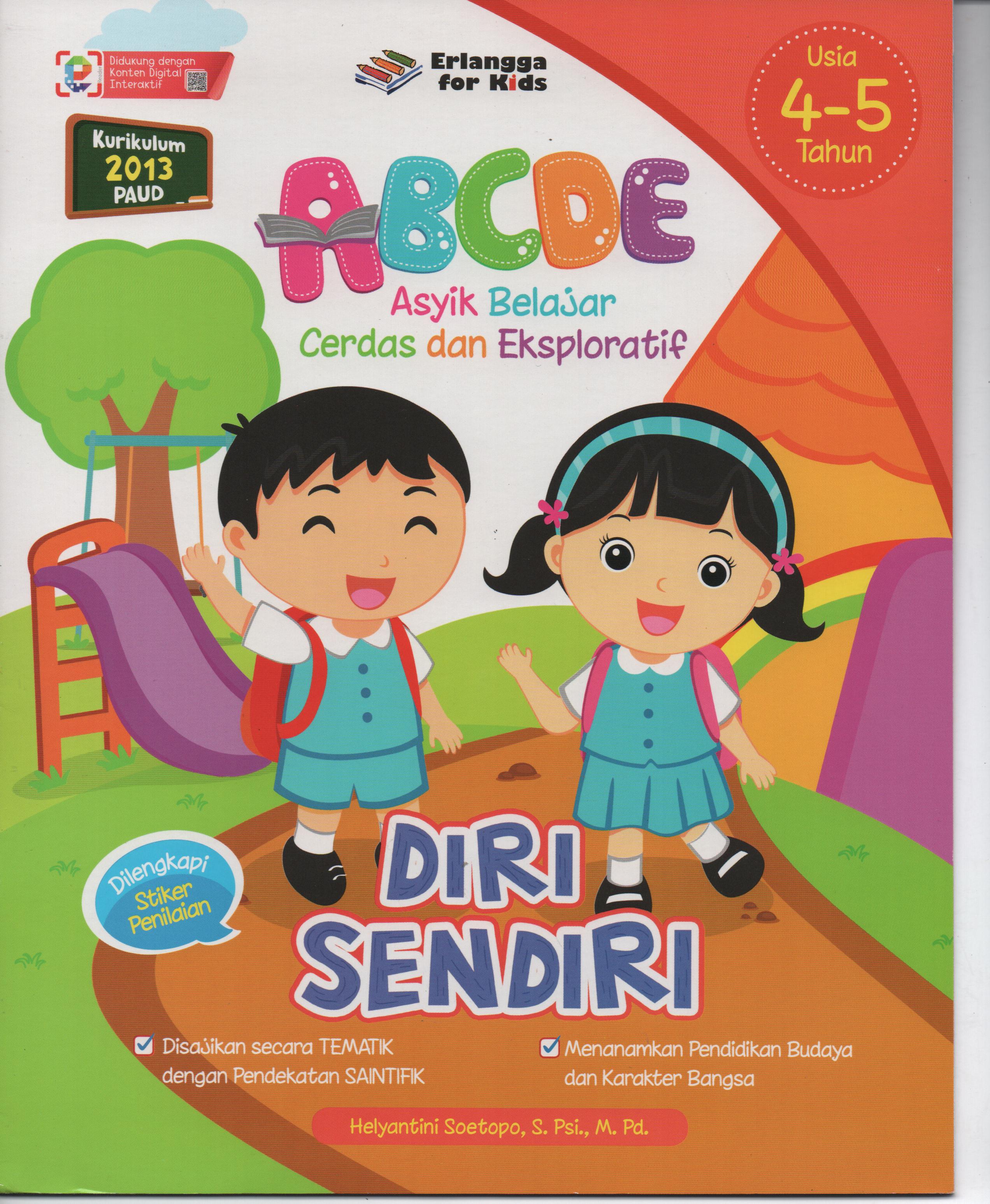 Sampul ABCDE Asyik Belajar Cerdas dan Eksploratif :  Diri Sendiri / Editor: Riony Anastasya