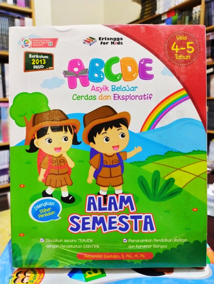Sampul Alam Semesta :  ABCDE Asyik Belajar Cerdas dan Eksploratif / Editor: Riony Anastasya