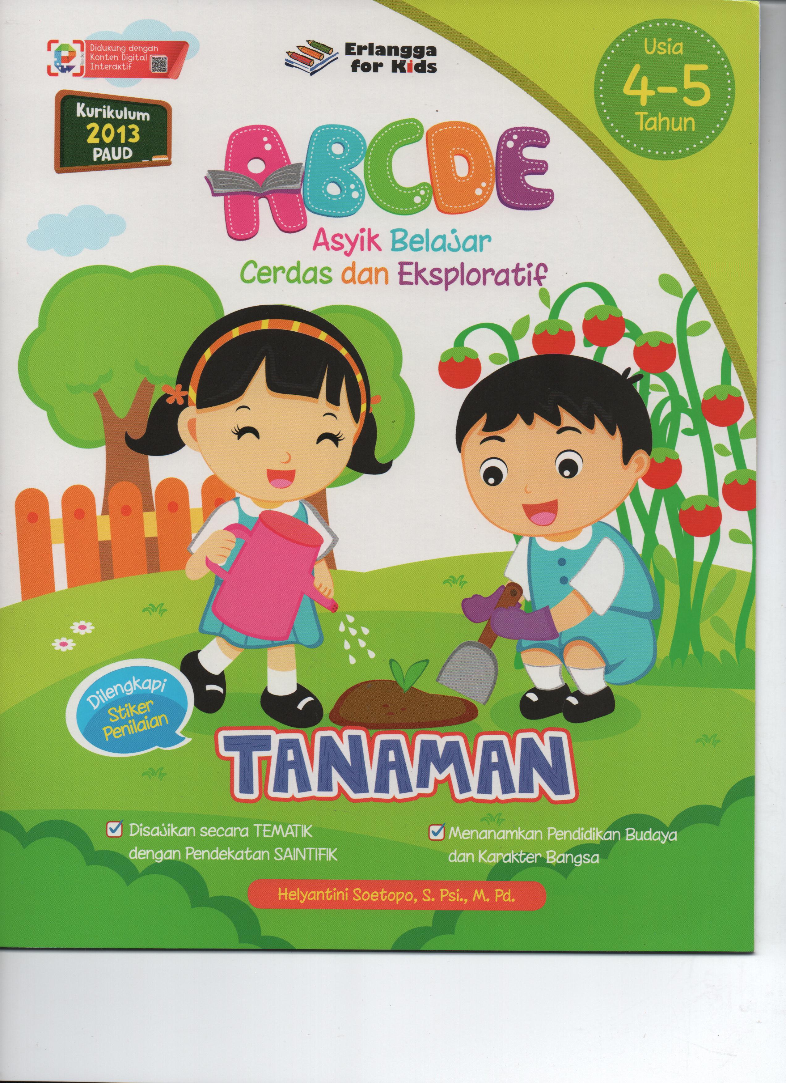 Sampul ABCDE Asyik Belajar Cerdas dan Eksploratif :  Tanaman / Editor: Riony Anastasya