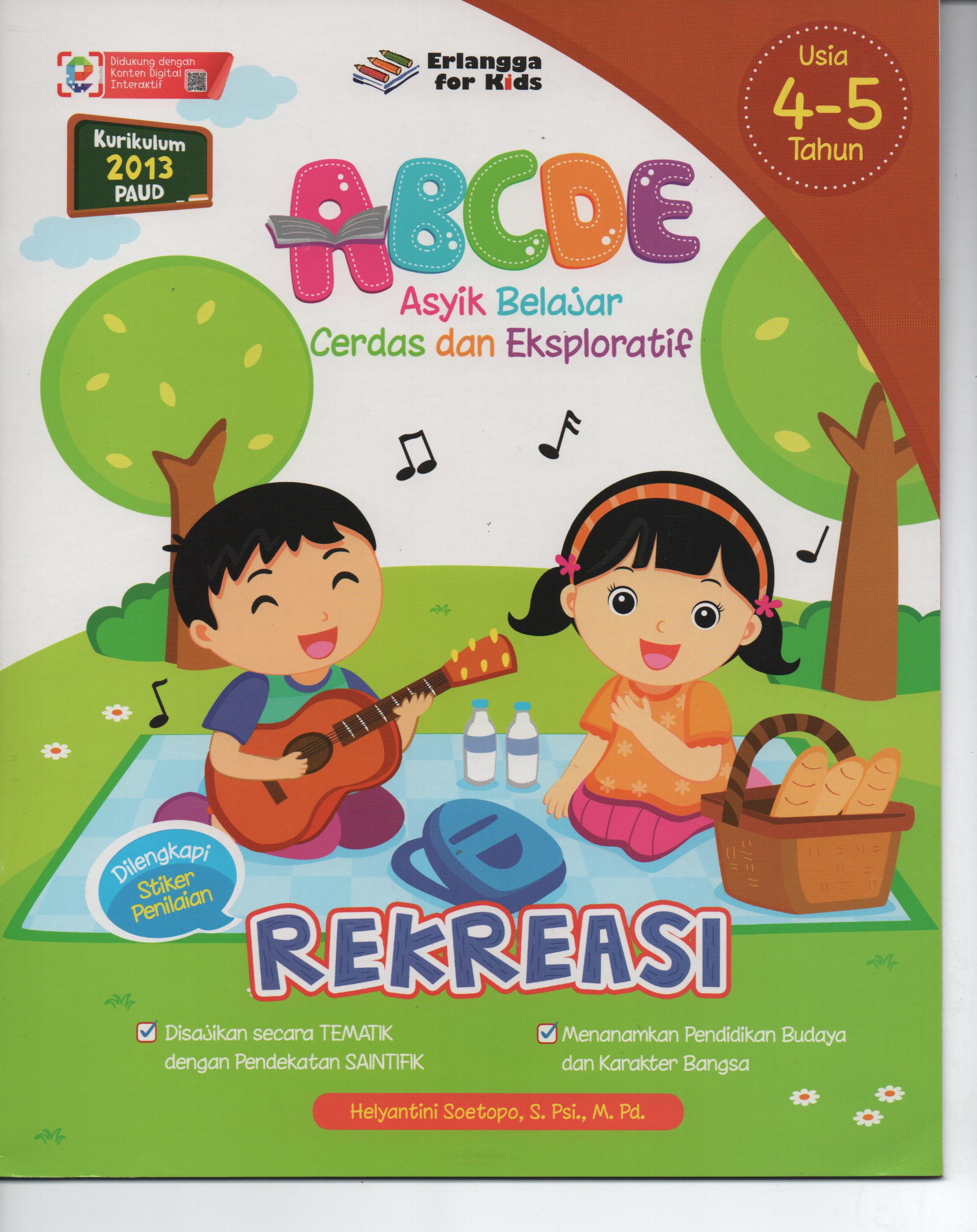 Sampul ABCDE Asyik Belajar Cerdas dan Eksploratif :  Rekreasi / Editor: Riony Anastasya